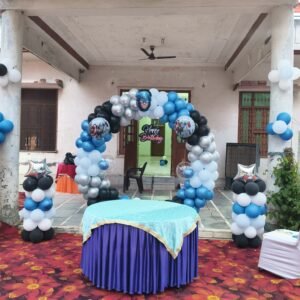 Captain America Birthday Balloon Arch