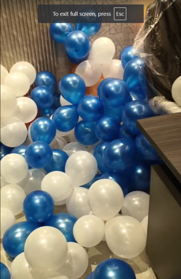 Petrol Pump Grand Opening Balloon Decor – Tricolor Corporate Theme - Image 4