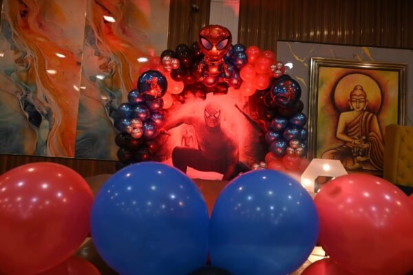 Spider-Man Theme Birthday Decor – Heroic Setup for Birthday