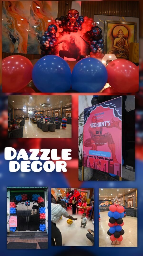 Spider-Man Theme Birthday Decor – Heroic Setup for Birthday - Image 7